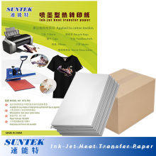 Papel de transferencia de tinta de color oscuro inkjet para la camiseta (STC-T03)